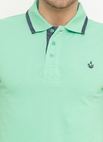 Image de Polo uni coton piqué 3 XL PISTACHE