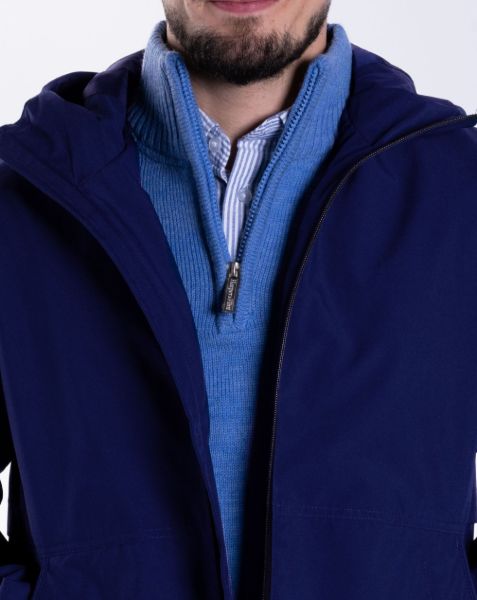 Image de Veste coupe-vent capuche unité XL MARINE