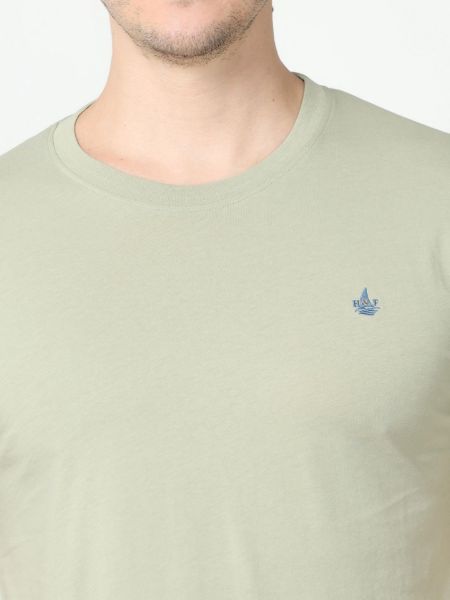 Image de T shirt coton bio-wash col rond 3 XL KAKI