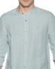 Image de Chemise lin unie col Mao 4 XL CELADON
