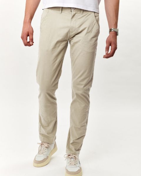 Image de Pantalon coton - élasthane 38 MASTIC