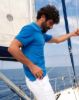 Image de Polo velours éponge uni M LAVANDE