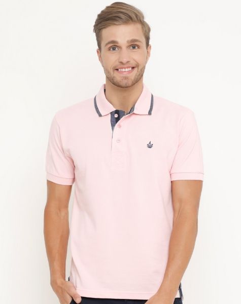 Image de Polo uni coton piqué 4 XL ROSE