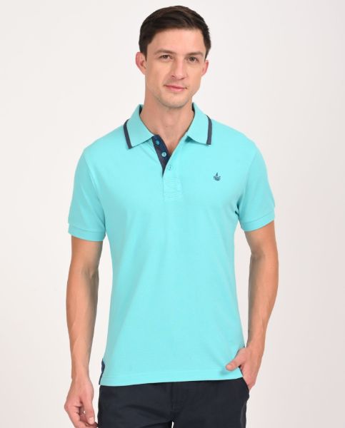Image de Polo uni coton piqué 3 XL TURQUOISE