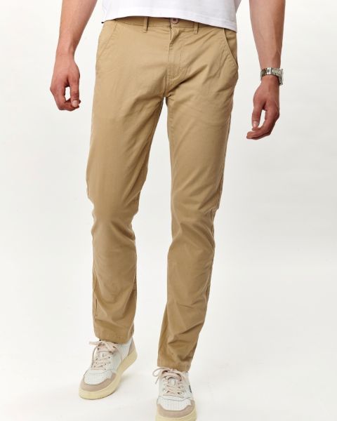 Image de Pantalon coton - élasthane 46 BEIGE