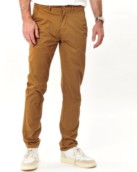 Image de Pantalon coton - élasthane 42 CAMEL