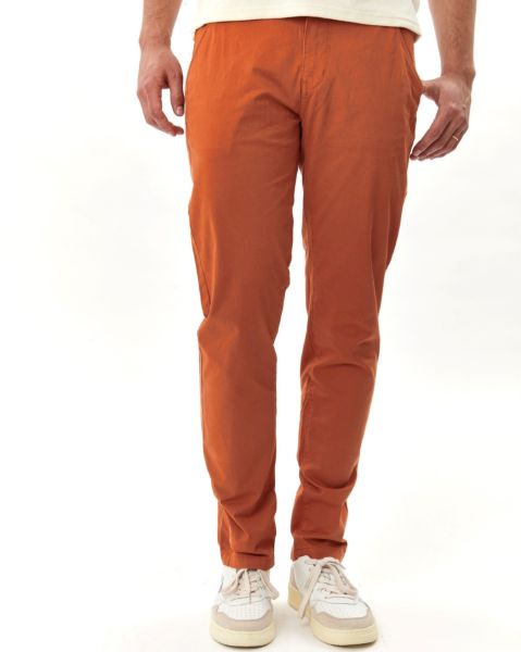 Image de Pantalon coton - élasthane 42 COGNAC