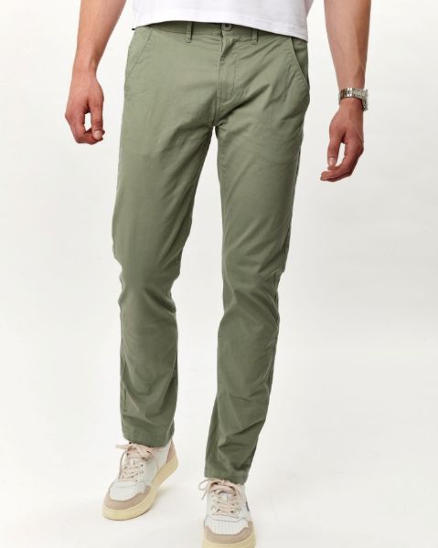 Image de Pantalon coton - élasthane 38 KAKI