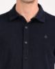 Image de Polo chemise boutonné velours éponge XL MARINE