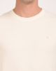 Image de T shirt coton bio-wash col rond XL CREME