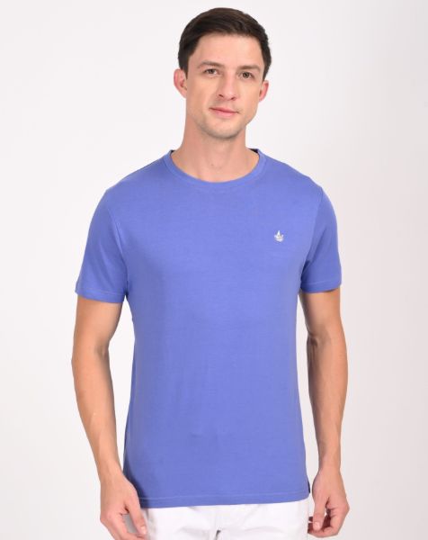 Image de T shirt coton bio-wash col rond XL LILAS