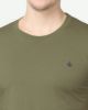 Image de T shirt coton bio-wash col rond 2 XL OLIVE