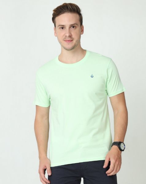 Image de T shirt coton bio-wash col rond 3 XL VERT