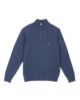 Image de Pull coton demi zip M ARDOISE