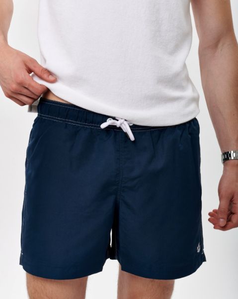 Image de Short de bain uni 2 XL MARINE/ BLANC