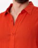 Image de Chemise lin unie 3 XL TANGERINE