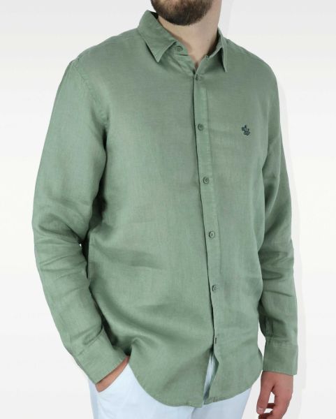 Image de Chemise lin unie M KAKI