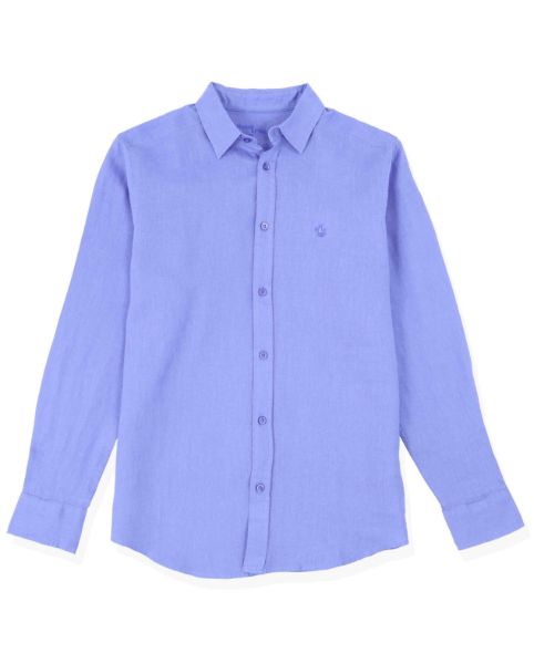 Image de Chemise lin unie L LILAS