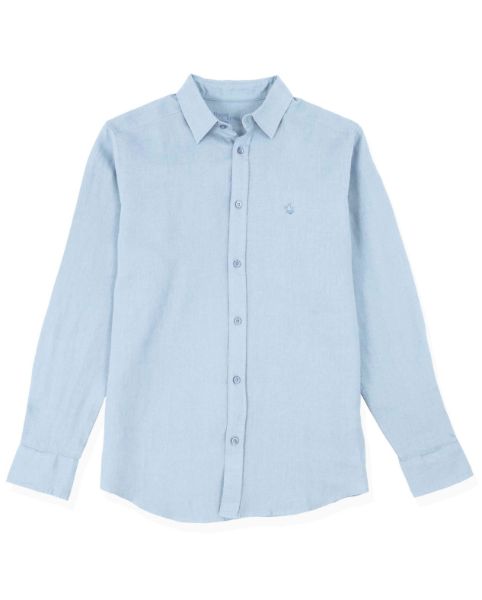 Image de Chemise lin unie 2 XL GLACIER