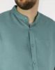 Image de Chemise lin unie col Mao 3 XL LAGON