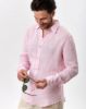 Image de Chemise en lin manches longues chinée 4 XL ROSE
