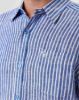 Image de Chemise en lin rayée manches courtes 2 XL MARINE