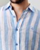Image de Chemise en lin manches longues larges rayures L CIEL