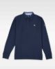 Image de Sweat shirt col polo M MARINE/ BLANC