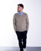 Image de Pull col V cahemire unité S TAUPE