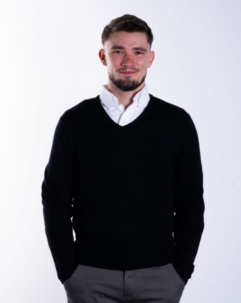 Image de Pull col V cahemire unité L NOIR