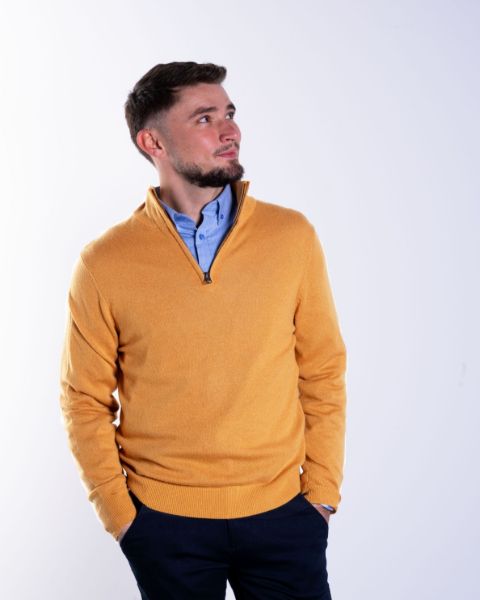 Image de Pull col camionneur cahemire unité M SAFRAN