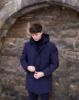Image de Veste longue capuche zippée 2 XL BLEU NUIT