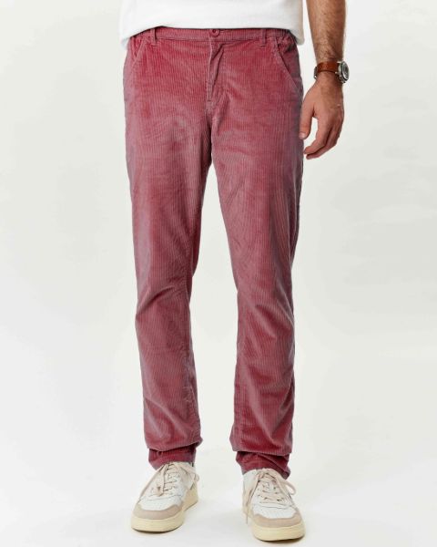 Image de Pantalon chino velours côtelé unité 38 FRAMBOISE