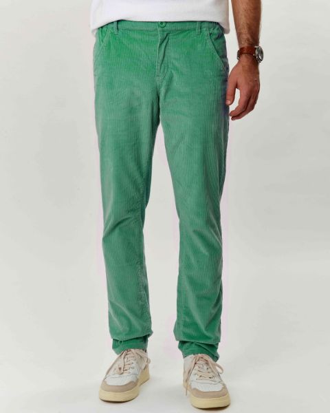 Image de Pantalon chino velours côtelé unité 50 VERT MOUSSE
