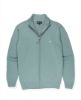 Image de Gilet coton grosses mailles M CELADON