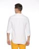 Image de Chemise lin unie col Mao 4 XL BLANC