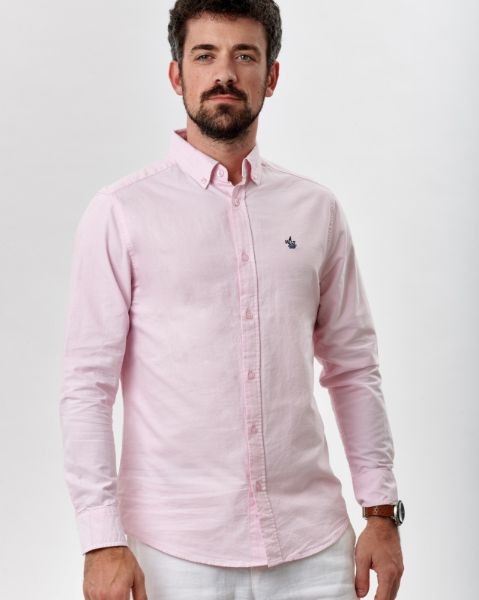 Image de Chemise regular fit Oxford unie L ROSE