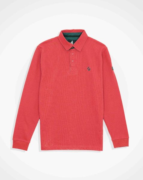 Image de Sweat shirt col polo 2 XL CORAIL