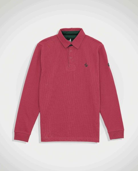 Image de Sweat shirt col polo 4 XL FRAMBOISE