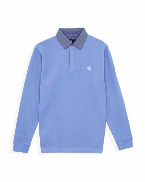 Image de Sweat shirt col polo col jeans XL CIEL
