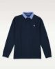 Image de Sweat shirt col polo col jeans XL MARINE / CIEL