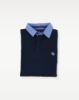 Image de Sweat shirt col polo col jeans XL MARINE / CIEL