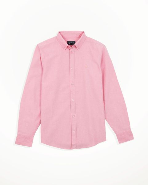 Image de Chemise regular fit Oxford unie 4 XL FRAMBOISE