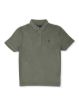 Image de Polo velours éponge uni XL VERT DE GRIS