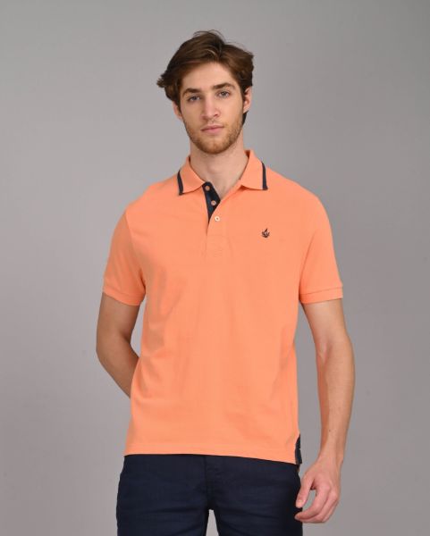 Image de Polo uni coton piqué 2 XL ABRICOT