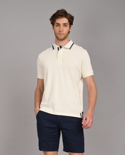 Image de Polo uni coton piqué 4 XL CREME