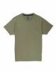 Image de T shirt coton bio-wash col rond XL OLIVE