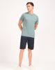 Image de T shirt coton bio-wash col rond 2 XL LAGON