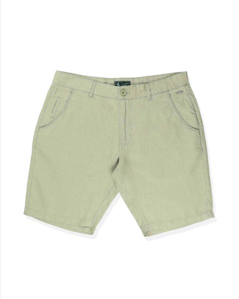 Image de Bermuda lin classic 42 KAKI