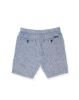 Image de Bermuda lin élastiqué jog rayé unité S MARINE
